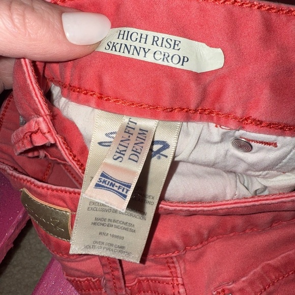 Seven Ankle High Rise Cropped Jeans. Size 12 - Picture 4 of 7